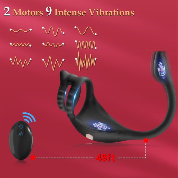 2024 new massager😍💥-Vibrating cock ring odor stimulator🎀