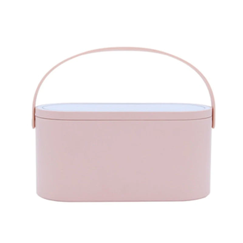 🔥hot selling for a limited time🔥Portable LED Cosmetic Mirror Organizer with Storage