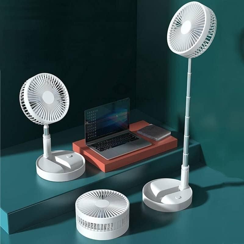 NEW RECHARGEABLE USB FOLDING FAN 3 Blade Table Fan ( Pack of 1) 1