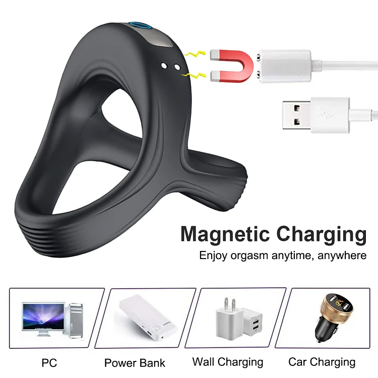 💥Specially launched in 2024-💄Speeds Male Penis Vibrating Cock Ring Vibrator Sex Toys For Men