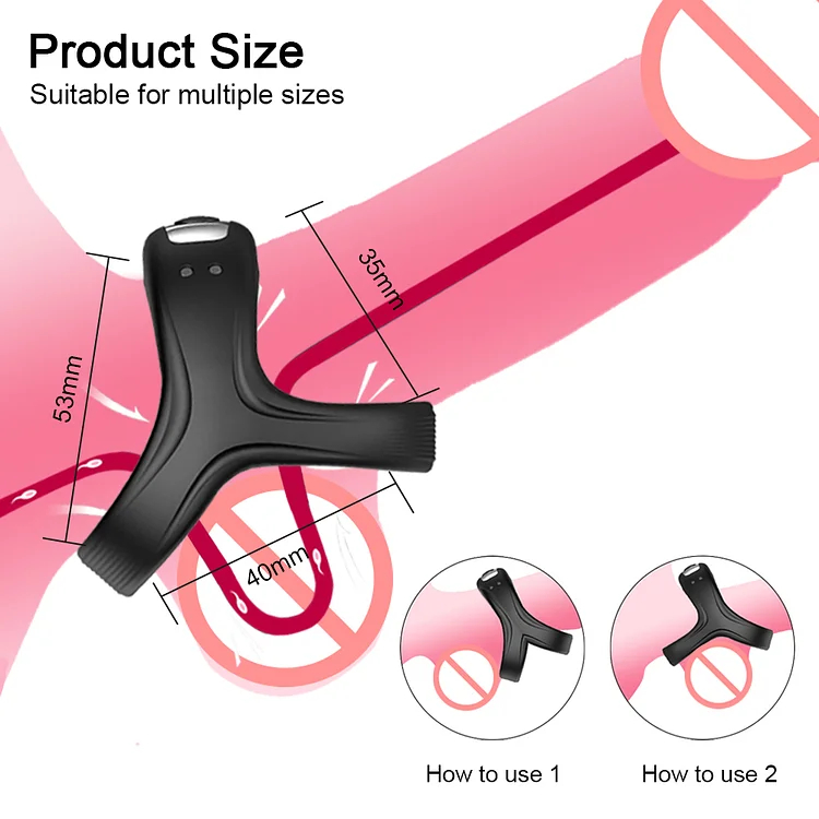 💥Specially launched in 2024-💄Speeds Male Penis Vibrating Cock Ring Vibrator Sex Toys For Men