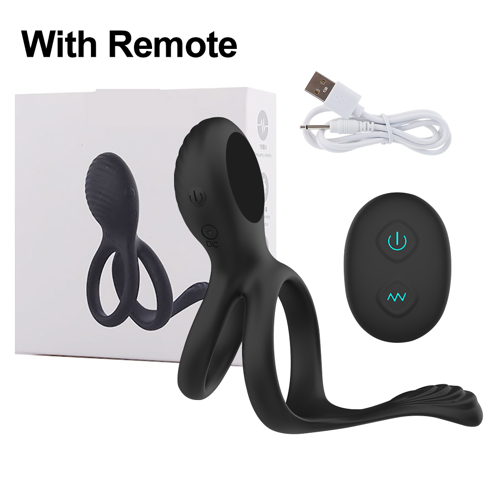 🎁2023-Male Double Cock Ring Vibrator🔥