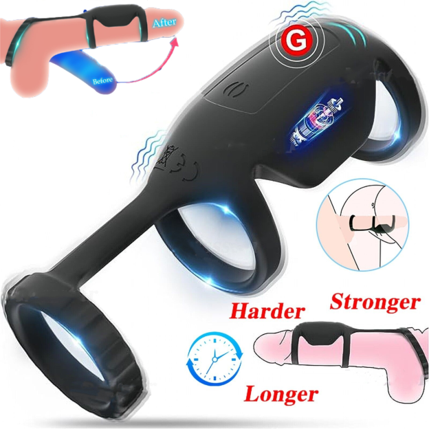 🔥2024 Christmas Special Gift-70%OFF💥💥--Vibrating Cock Ring for Penis Testicles G Spot Stimulation