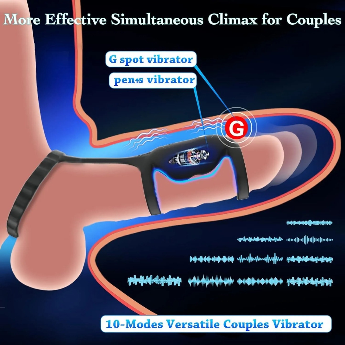 🔥2024 Christmas Special Gift-49%OFF💥💥--💕3-in-1 Vibrating Cock Ring