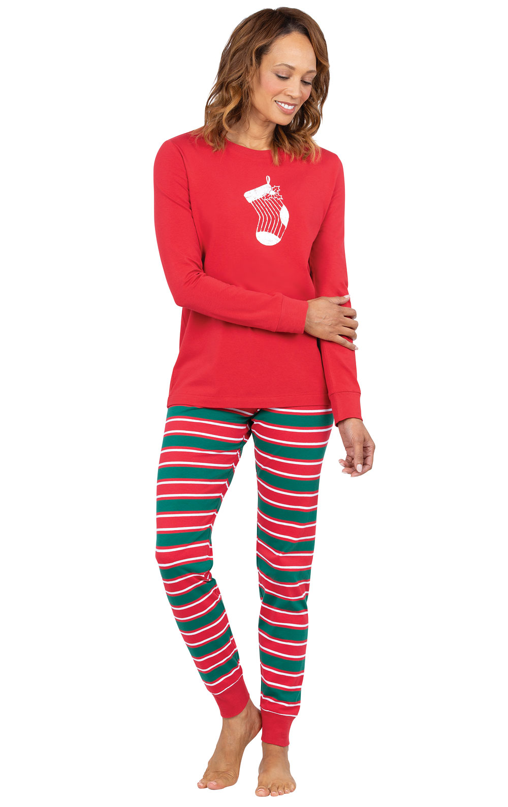 Christmas Stripe Jogger Pajamas