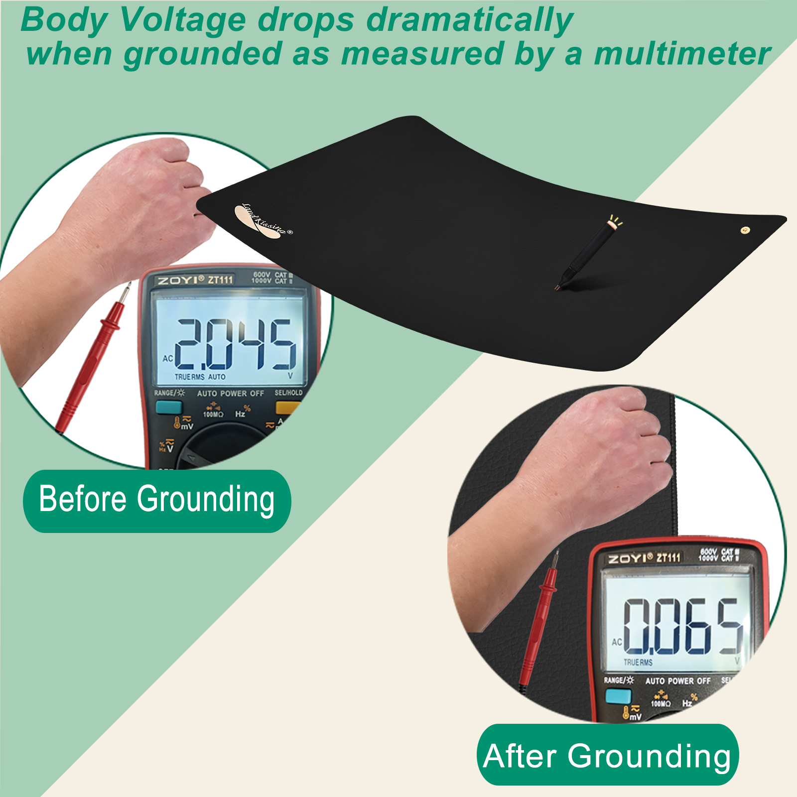 LandKissing®Grounding Mat Size L