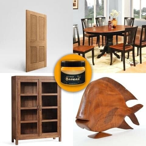 🔥Last Day Save 49% 0FF - Wood Seasoning Beeswax,Polish for Furniture,🔥Buy 2 Get 1 Free