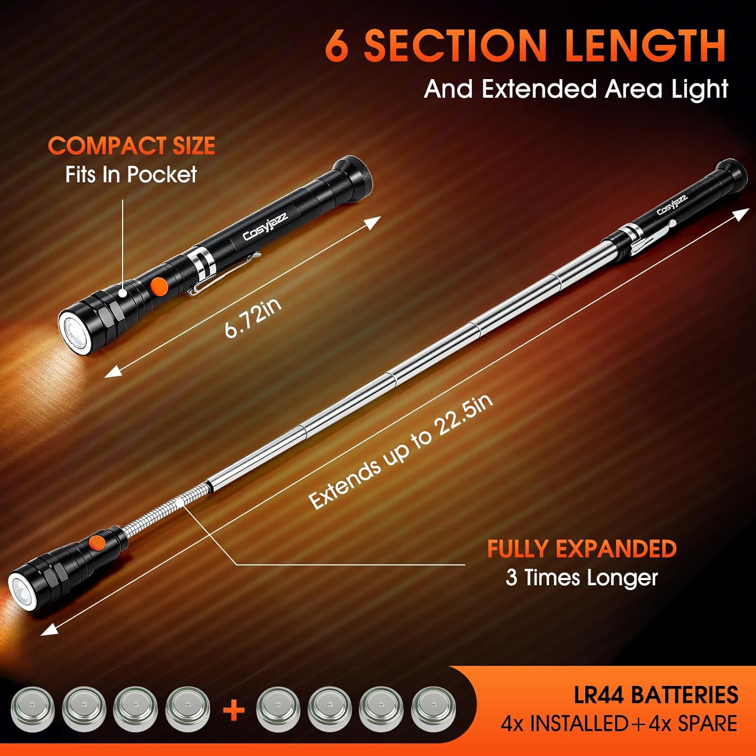 Top Christmas Gift 2025-Telescoping Magnetic Pickup Tools