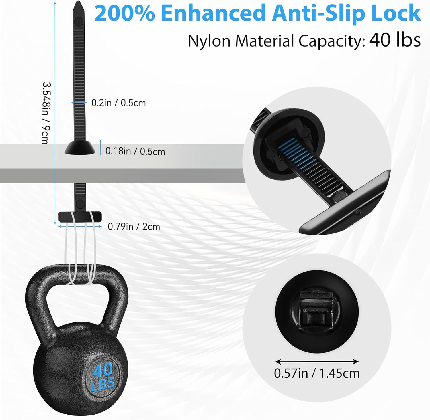 🔥LAST DAY 49% OFF🔥 Nylon Universal Cable Tie Buckle