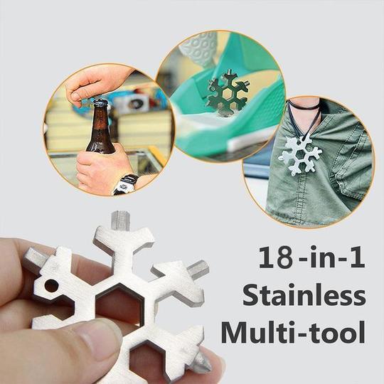 18 in 1 Snowflake Multi-Tool-BUY 3 GET FREE SHIPPING