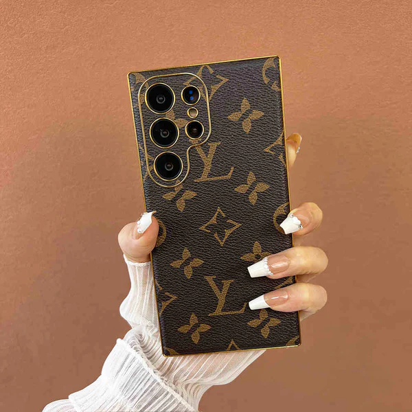 Modna marka skórzane luksusowe etui ochronne Samsung wysokiej klasy