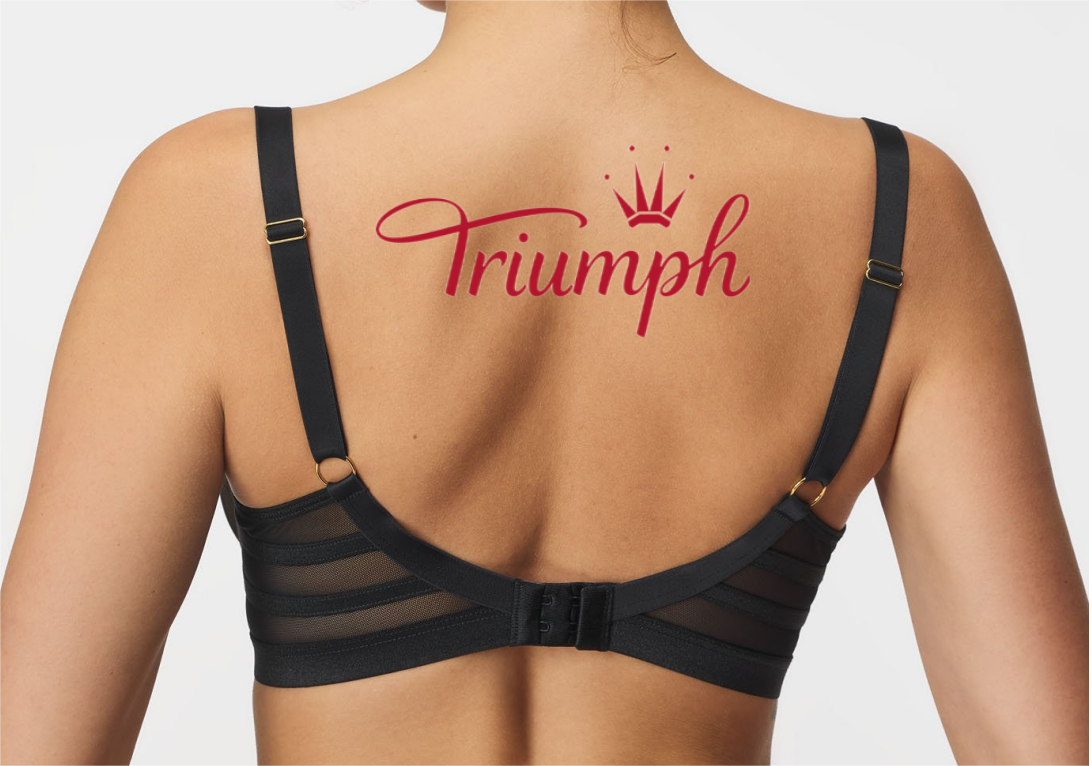 Triumph - Nowość 3-częściowy komplet 🔥 Duży biustonosz z półwycięciem i pełną miseczką