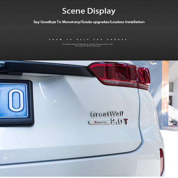 Kreativne 3D personalizirane metalne naljepnice za ukrašavanje automobila 5 kom