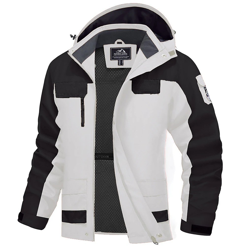 Muška zimska planinarska jakna za sportove na otvorenom Vodootporna jakna s kapuljačom otporna na vjetar