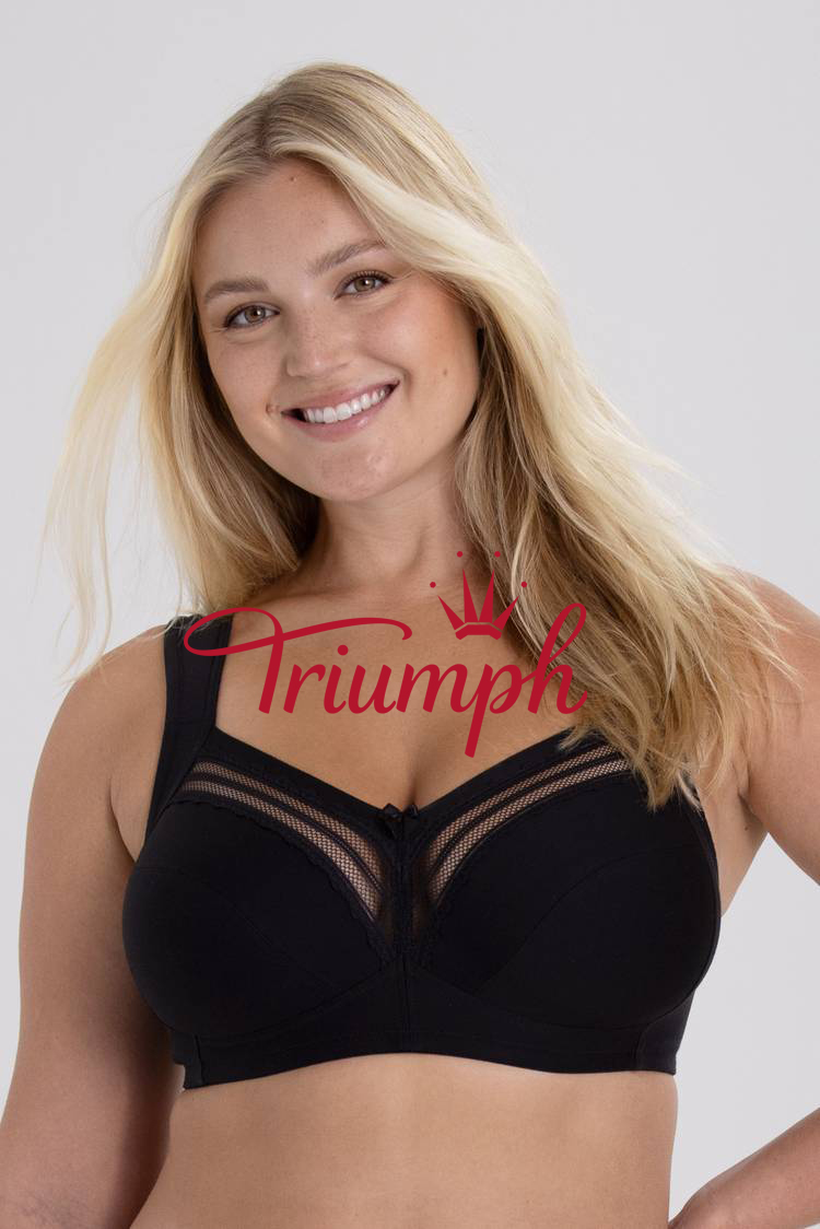 Triumph - 3 ks (75A-110F) 💝Bezdrôtová bavlnená spodná bielizeň