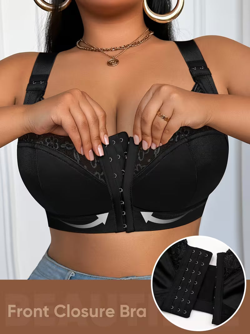 👙TRIAUMPH – [4 buc.]🔥Sutien de damă cu acoperire totală de 50% pentru femei plus size - Sutien plus size cu proporții expresive