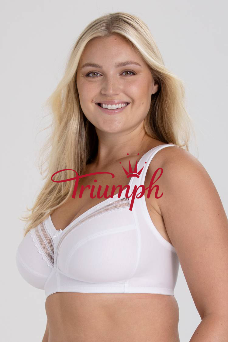 Triumph - 3 ks (75A-110F) 💝Bezdrôtová bavlnená spodná bielizeň