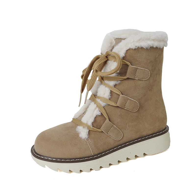 Winter warm and thickened snow boots