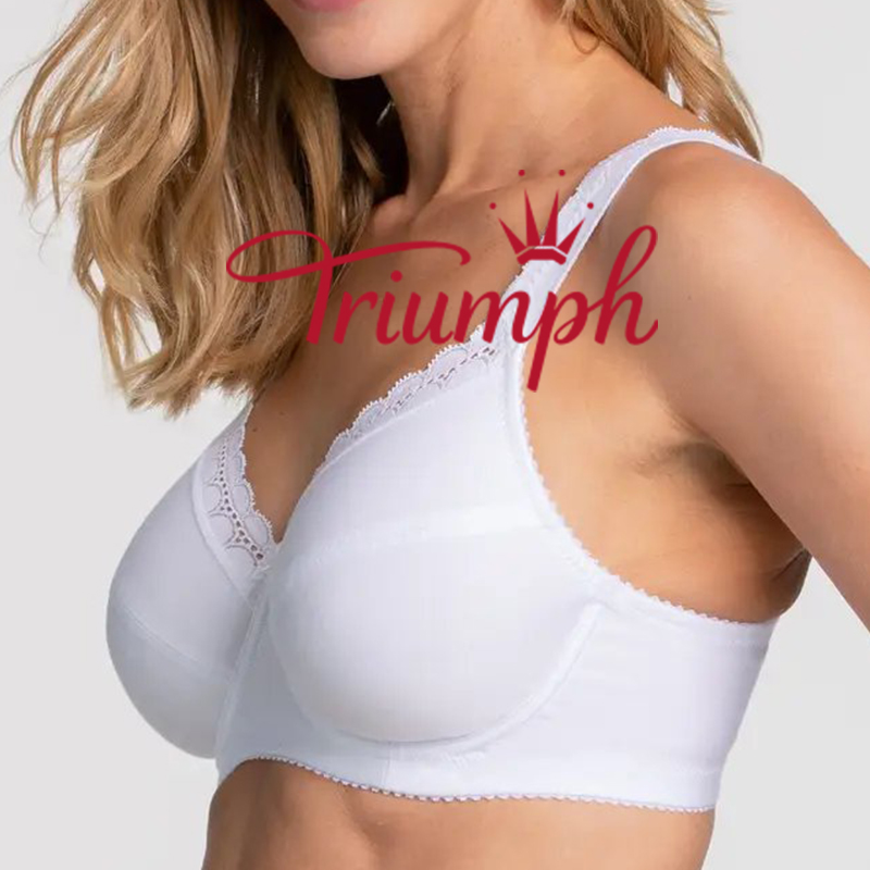 Triumph - 3 piese💝 Sutien cu push-up confortabil din bumbac pur✨✨