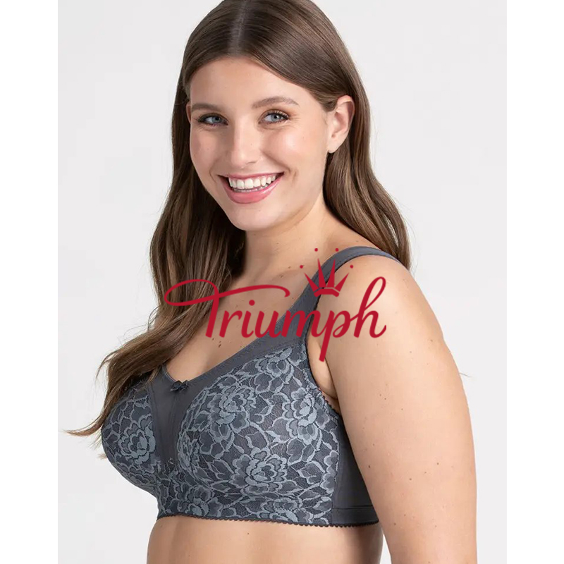 Triumph - 3-pak 💝 Duży, dodatkowo podtrzymujący, bezprzewodowy biustonosz✨✨