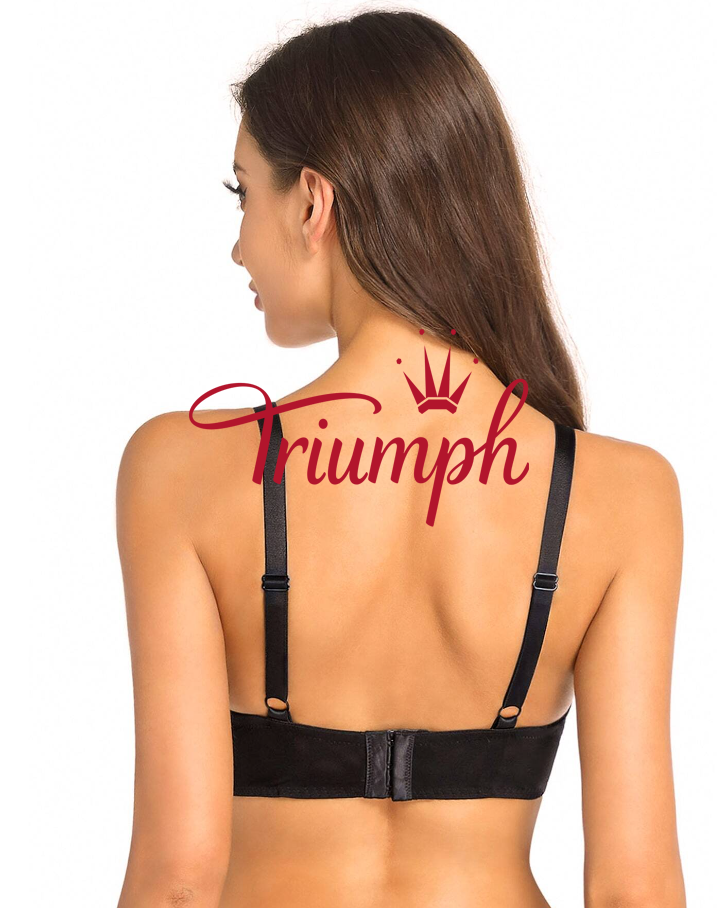 Triumph - 3 sztuki 🔥Seksowny koronkowy biustonosz damski typu push-up
