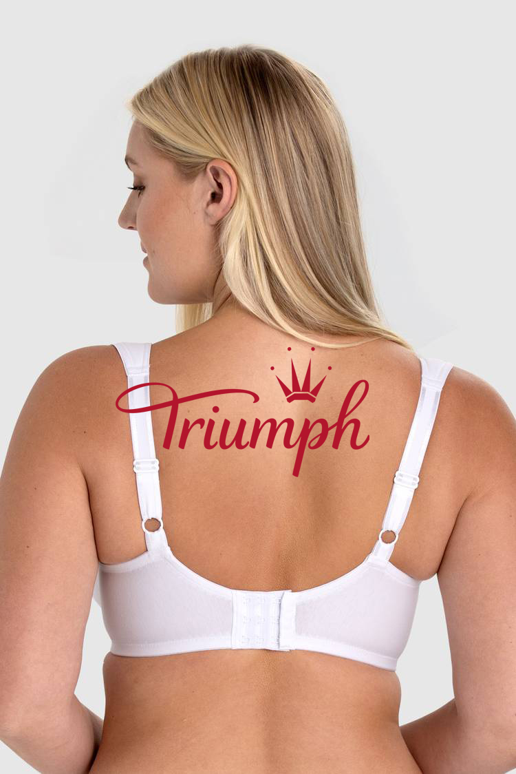 Triumph - 3 ks (75A-110F) 💝Bezdrôtová bavlnená spodná bielizeň