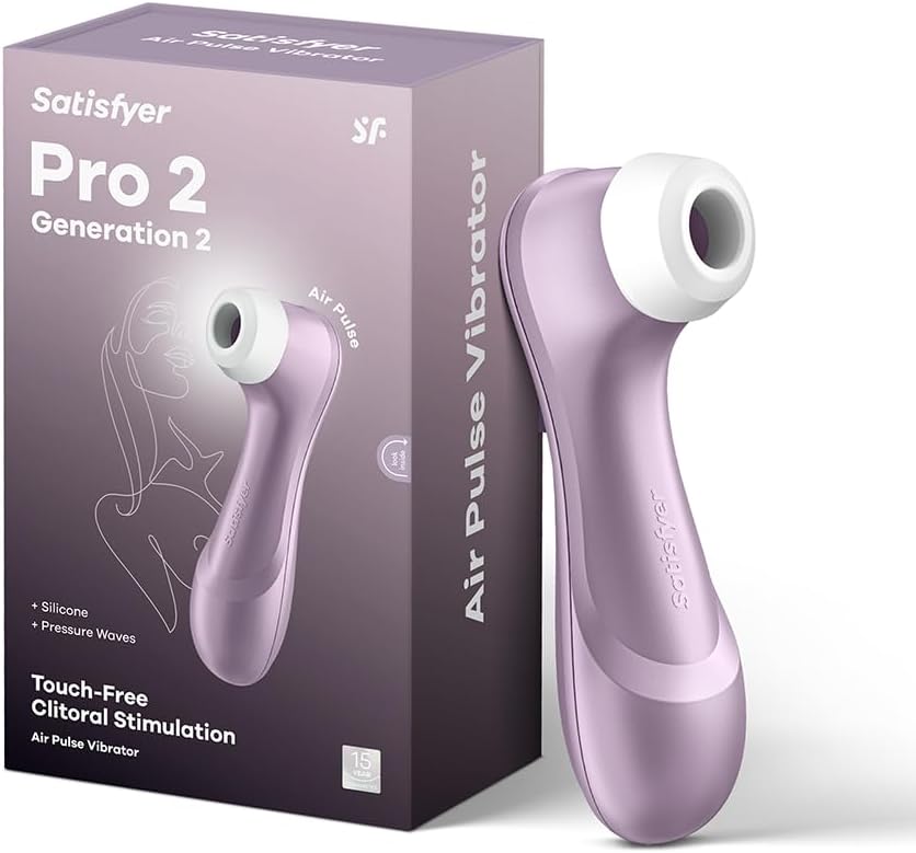 Satisfyer Pro 2 Vibrator Sex Toy | Adult Toys for Women | Suction and Clitoral Stimulation Vibrator | Vibrating Sexual Pleasure Device | Stimulation Vibrators | Female Wellness Tools | Woman Sextoy