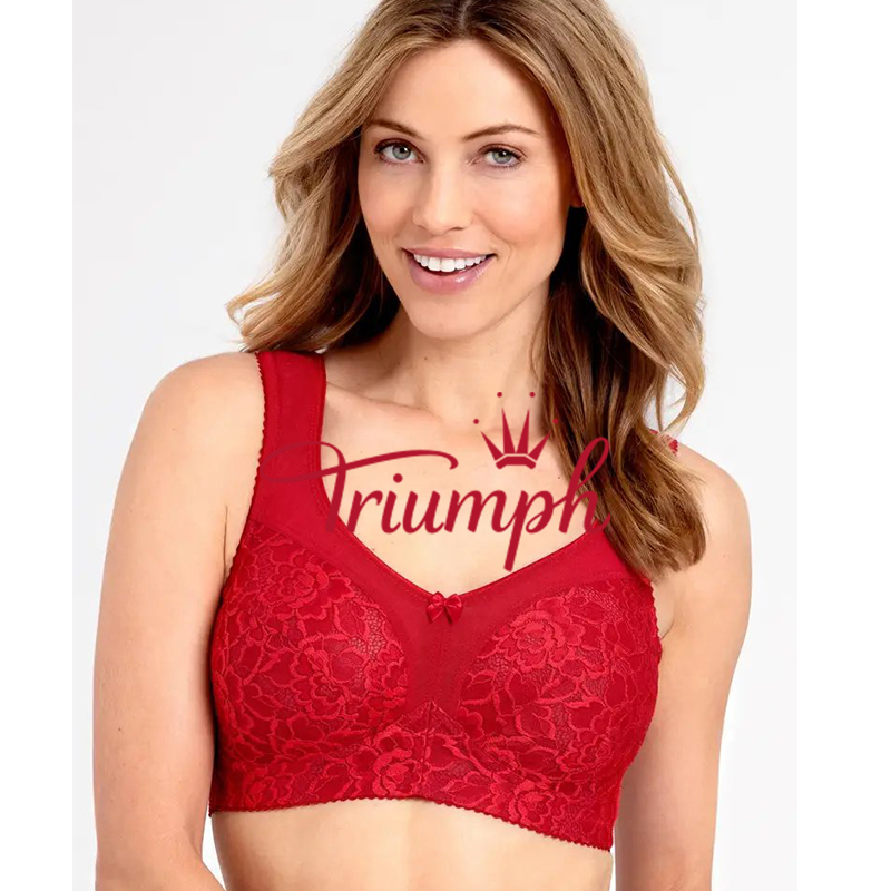 Triumph - 3-pak 💝 Duży, dodatkowo podtrzymujący, bezprzewodowy biustonosz✨✨