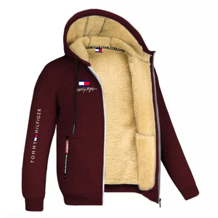 Muška debela vunena zimska jakna 【Tommy Hilfiger】