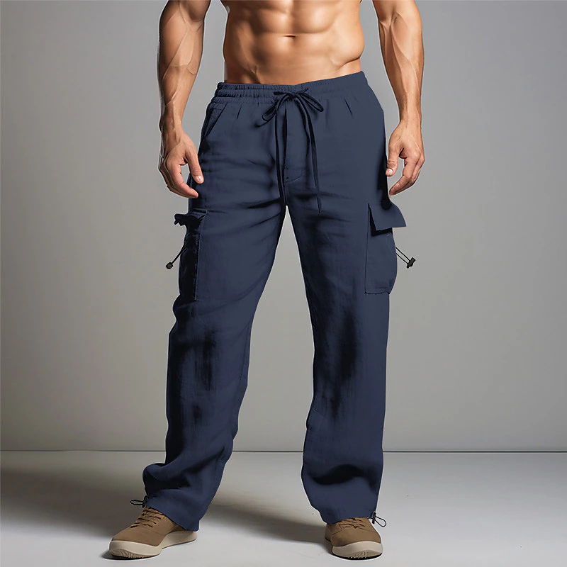 Muške lanene hlače za trčanje