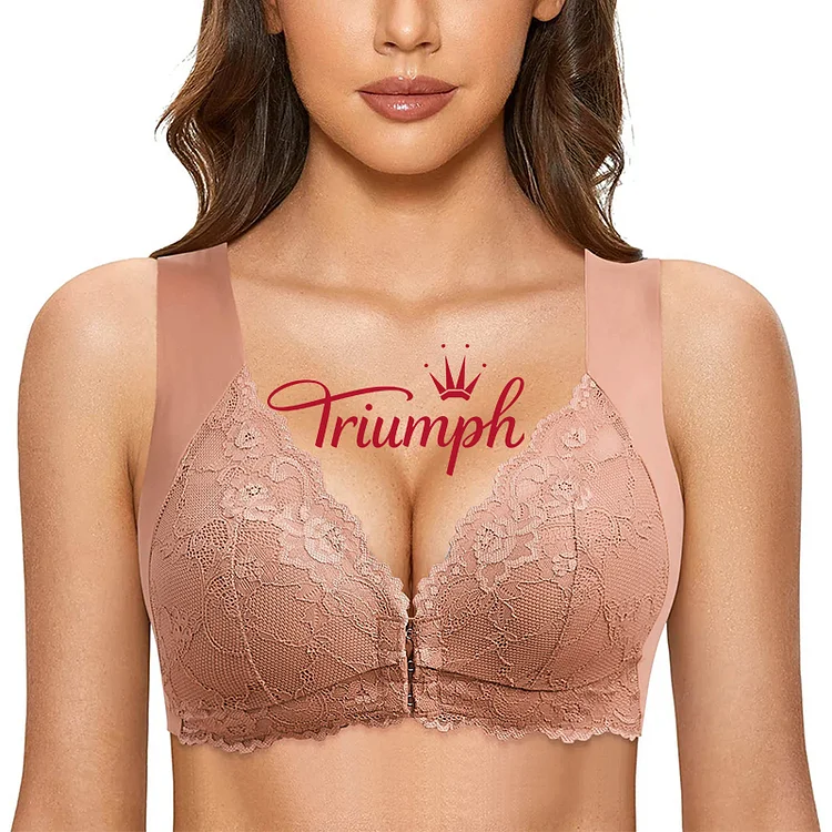 Triumph - 3 kom 💥Ultratanki seksi čipkasti bežični grudnjak[75A-110E]