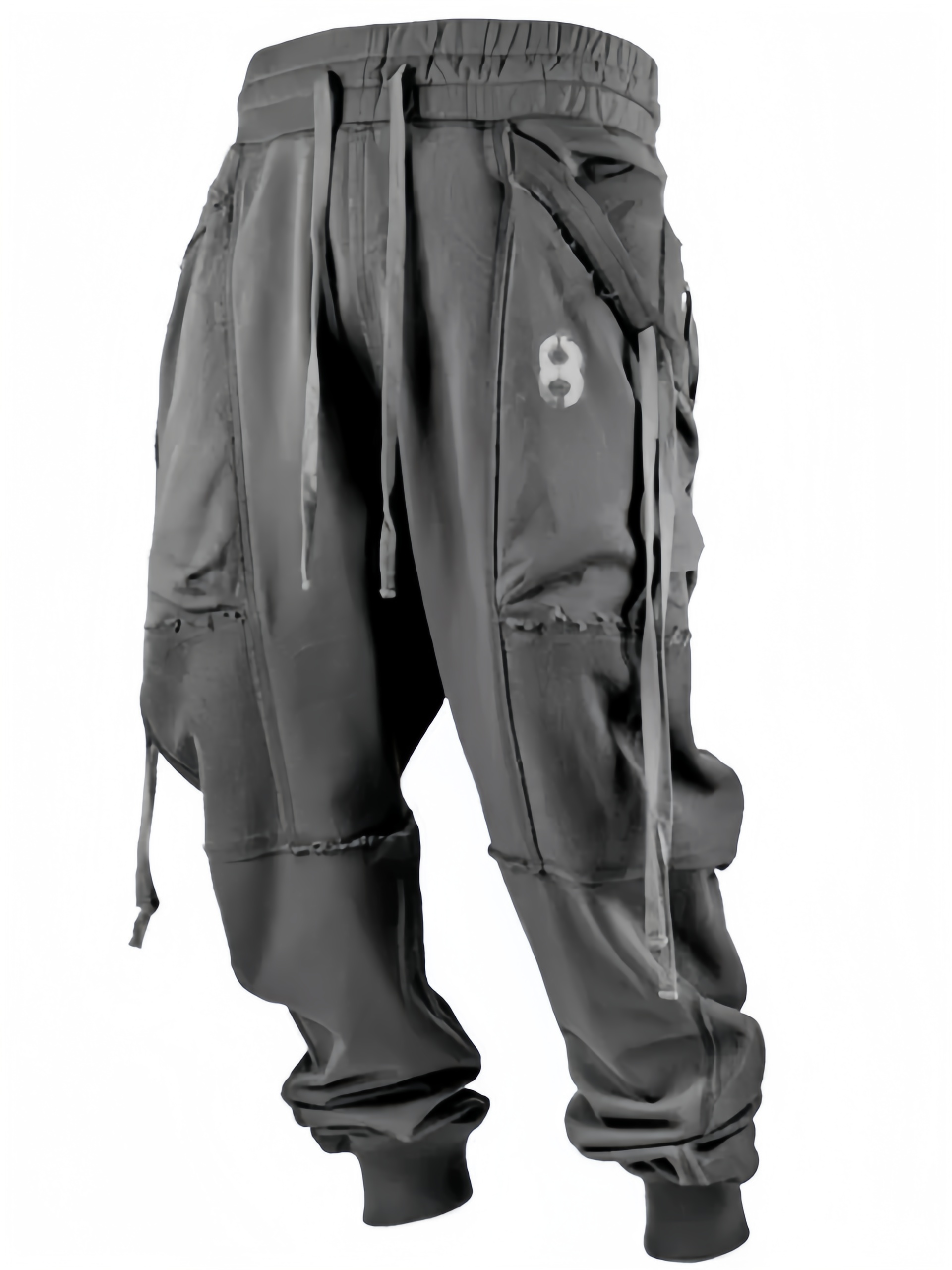 Muške ležerne sportske hlače, trenirka na vezanje