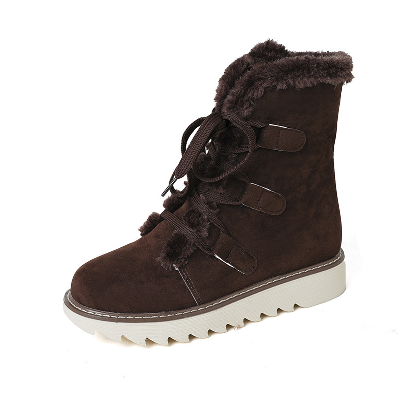 Winter warm and thickened snow boots
