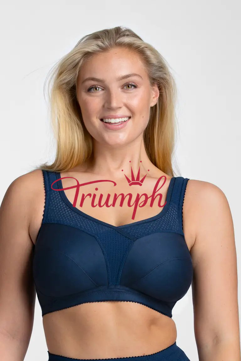 Triumph® - 3 части 💖50% отстъпка✨2024 г. Дамски мек сутиен с бродиран голям размер