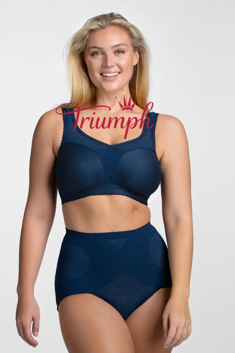 Triumph® - 3 части 💖50% отстъпка✨2024 г. Дамски мек сутиен с бродиран голям размер