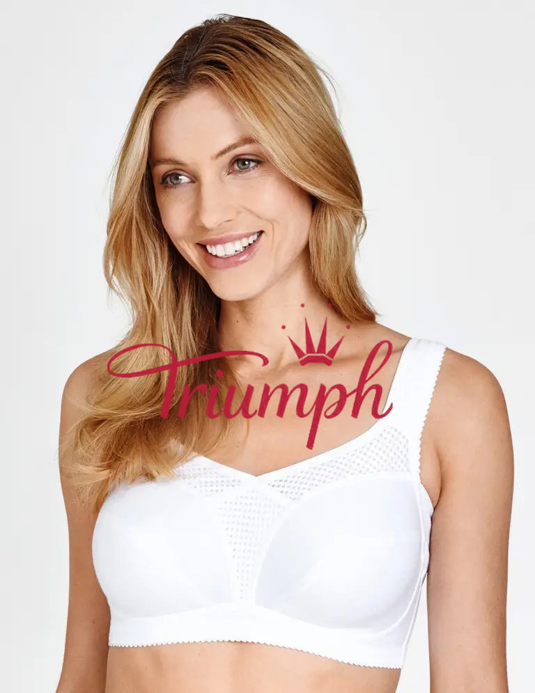 Triumph® - 3 части 💖50% отстъпка✨2024 г. Дамски мек сутиен с бродиран голям размер