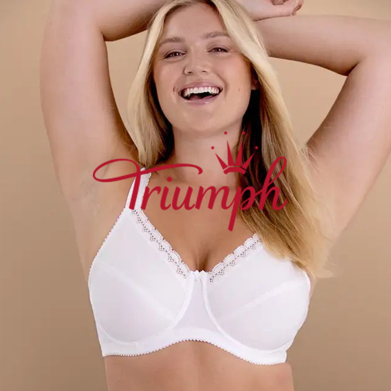 Triumph - 3 piese💝 Sutien cu push-up confortabil din bumbac pur✨✨