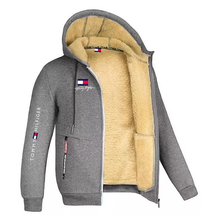 Muška debela vunena zimska jakna 【Tommy Hilfiger】