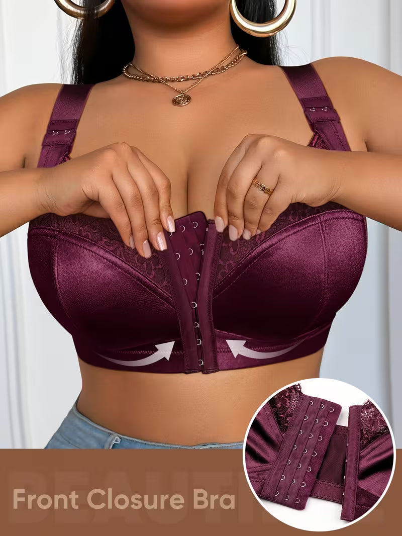 👙TRIAUMPH – [4 buc.]🔥Sutien de damă cu acoperire totală de 50% pentru femei plus size - Sutien plus size cu proporții expresive