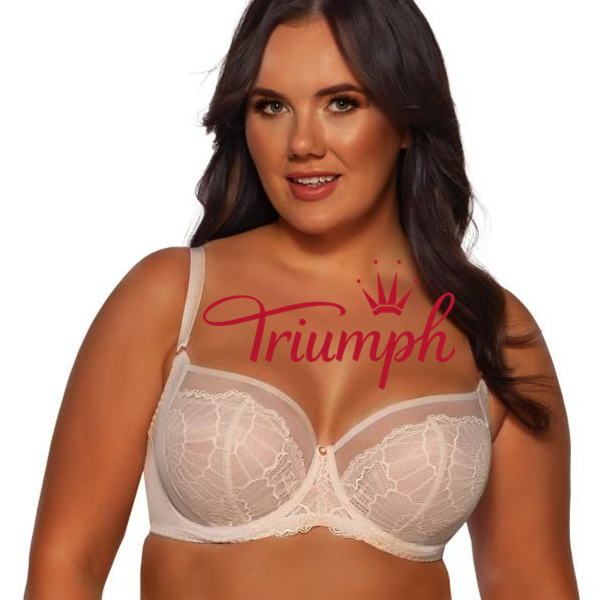 Triumph® – 3 sztuki💖50% zniżki✨Damski duży, koronkowy, oddychający, wygodny biustonosz