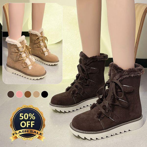 Winter warm and thickened snow boots
