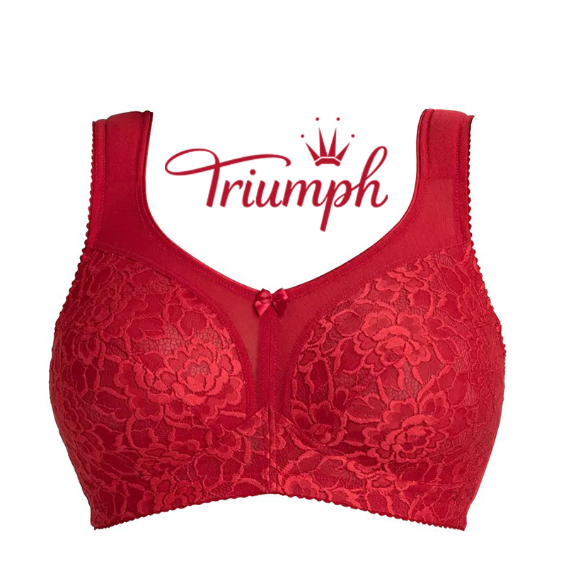Triumph - 3-pak 💝 Duży, dodatkowo podtrzymujący, bezprzewodowy biustonosz✨✨