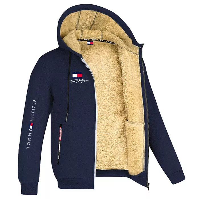 Muška debela vunena zimska jakna 【Tommy Hilfiger】