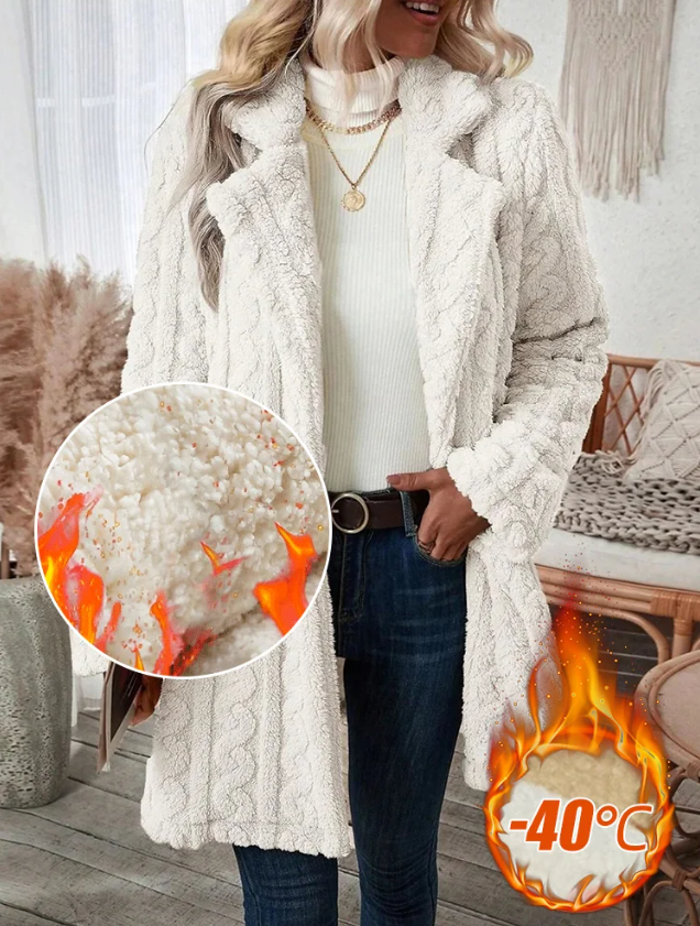 [Cold Protection -40°C] Women's Mid-Length Cashmere Jacket