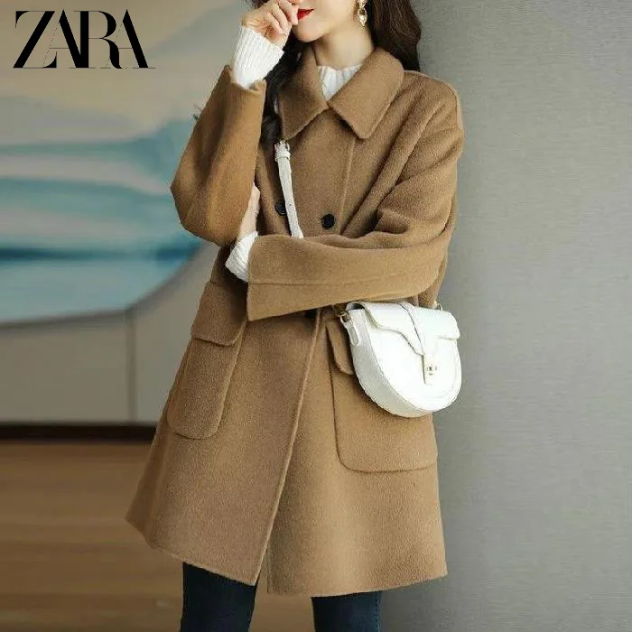 ZARA®🐑Ženski vuneni kaput