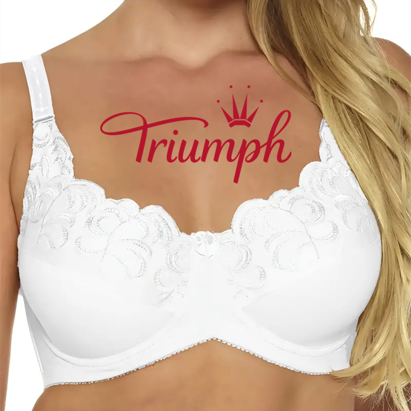 Triumph® – 3 sztuki 🎁50% zniżki 💕 Oddychające, wygodne i seksowne biustonosze [65A-120H]