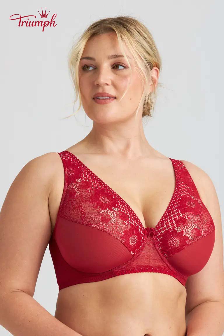 Triumph Reggiseno con ciondolo in pizzo