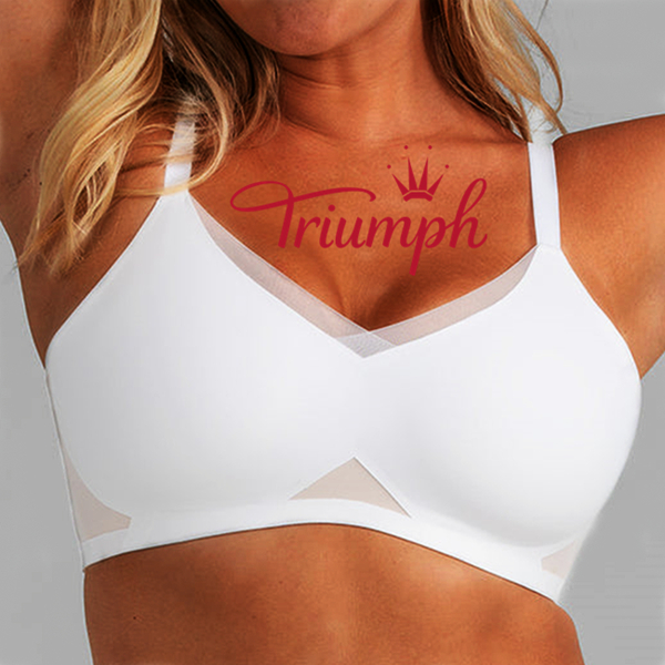 Triumph® 3 sztuki💖50% zniżki✨2024 Nowy bezprzewodowy, gładki, duży, mocny biustonosz podtrzymujący[65A-120H]