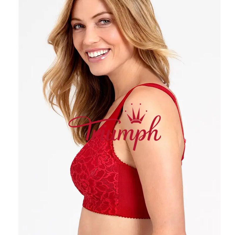 Triumph - 3-pak 💝 Duży, dodatkowo podtrzymujący, bezprzewodowy biustonosz✨✨