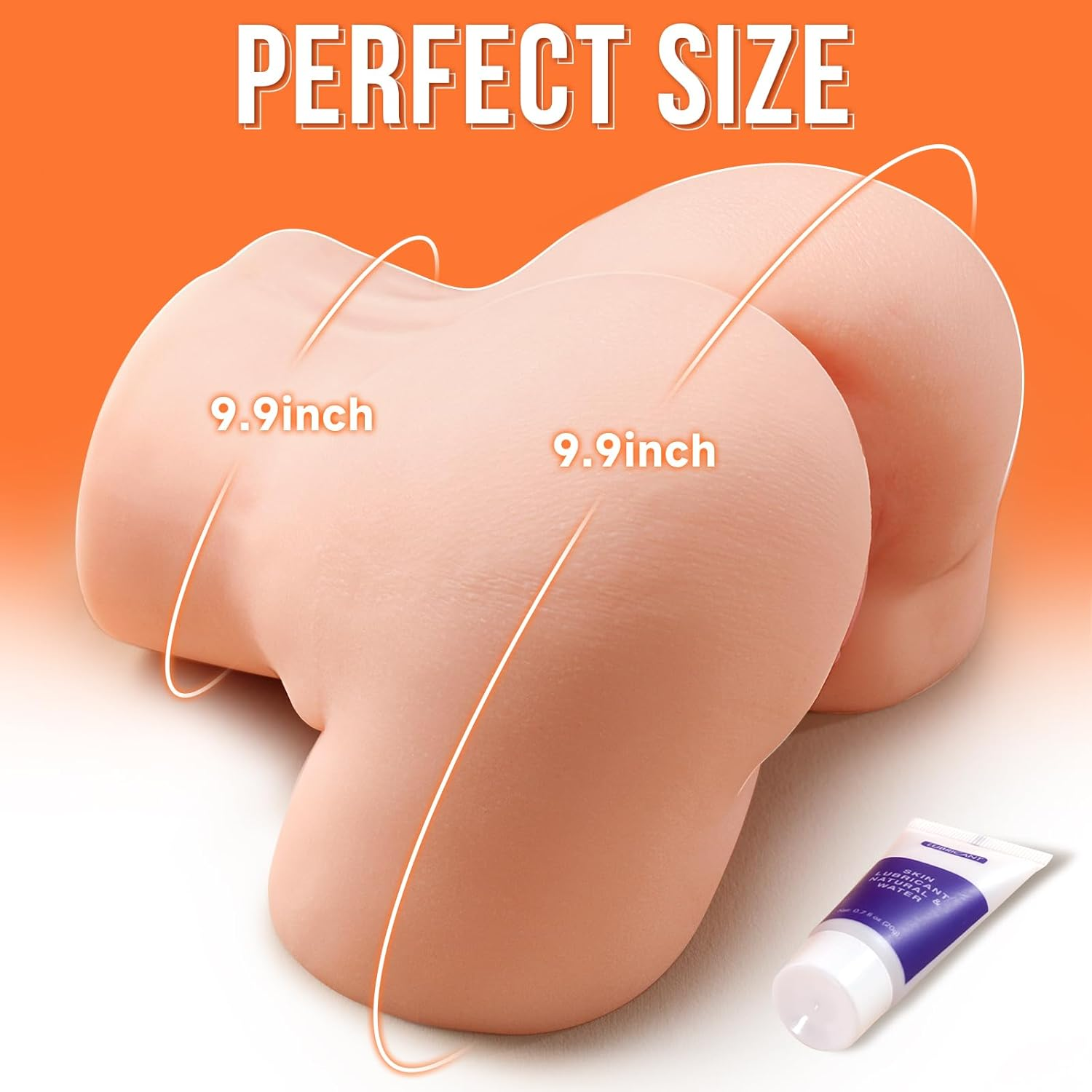 Pocket Pussy for Men - Men's Sex Toys Male Masturbators Realistic Adult Toys Sex Doll Stroker 3D Lifelike Soft Butt with Vagina Anal Sex Pleasure Skin Color Adult Toy